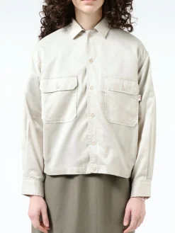 Danton - Shirt Short Jacket in Light Grey