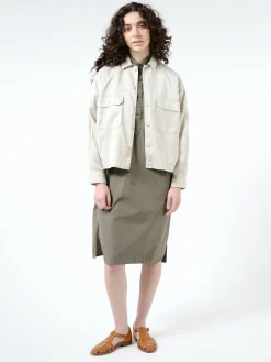 Danton - Shirt Short Jacket in Light Grey