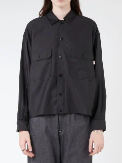 Danton - Shirt Short Jacket in Charcoal