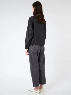 Danton - Shirt Short Jacket in Charcoal