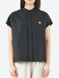 Danton - Sleeveless Shirt in Black
