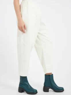 Danton - Women's Stretch Corduroy Easy Pants in Oyster