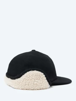 Danton - Wool Boa 6 Panel Hat in Black