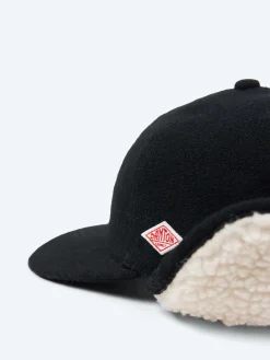 Danton - Wool Boa 6 Panel Hat in Black