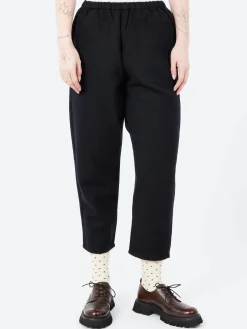 Danton - Wool Easy Pants in Navy
