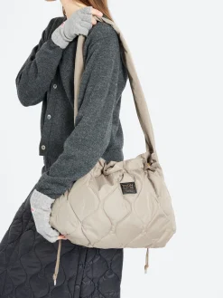 Danton - Wool Knit Fingerless Gloves in Grey