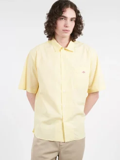 Danton - Work Shirt in Cream Yellow