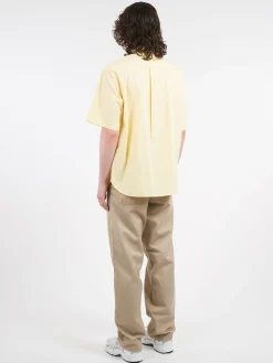 Danton - Work Shirt in Cream Yellow