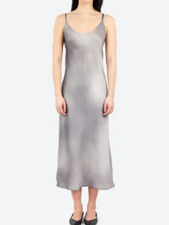 DARMA P CW SOFT FLUIDAcne Studios - Darma P CW Soft Fluid Strap Dress in Multi Grey