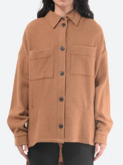Destin - Lema Shirt Jacket in Camel