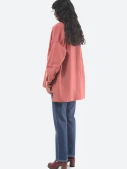 Destin - Lema Shirt Jacket in Blush Pink