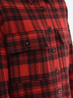 Destin - Luna Jacket in Red Plaid