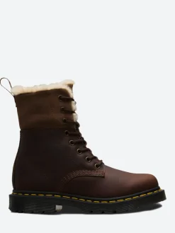 Dr. Martens - 1460 Kolbert Wintergrip in Dark Brown Snowplow