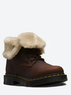 Dr. Martens - 1460 Kolbert Wintergrip in Dark Brown Snowplow