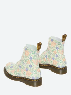 Dr. Martens - 1460 Lace Up Boots in Cream and Floral