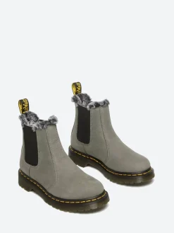 Dr. Martens - 2976 Leonore Faux Fur Lined Chelsea Boots in Grey