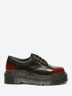 Dr. Martens - 8053 Quad Platform Shoes in Cherry Red Arcadia