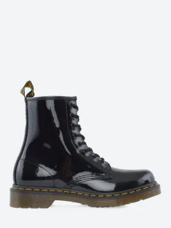 Dr. Martens - 1460 W Lace Up Boots in Black Patent