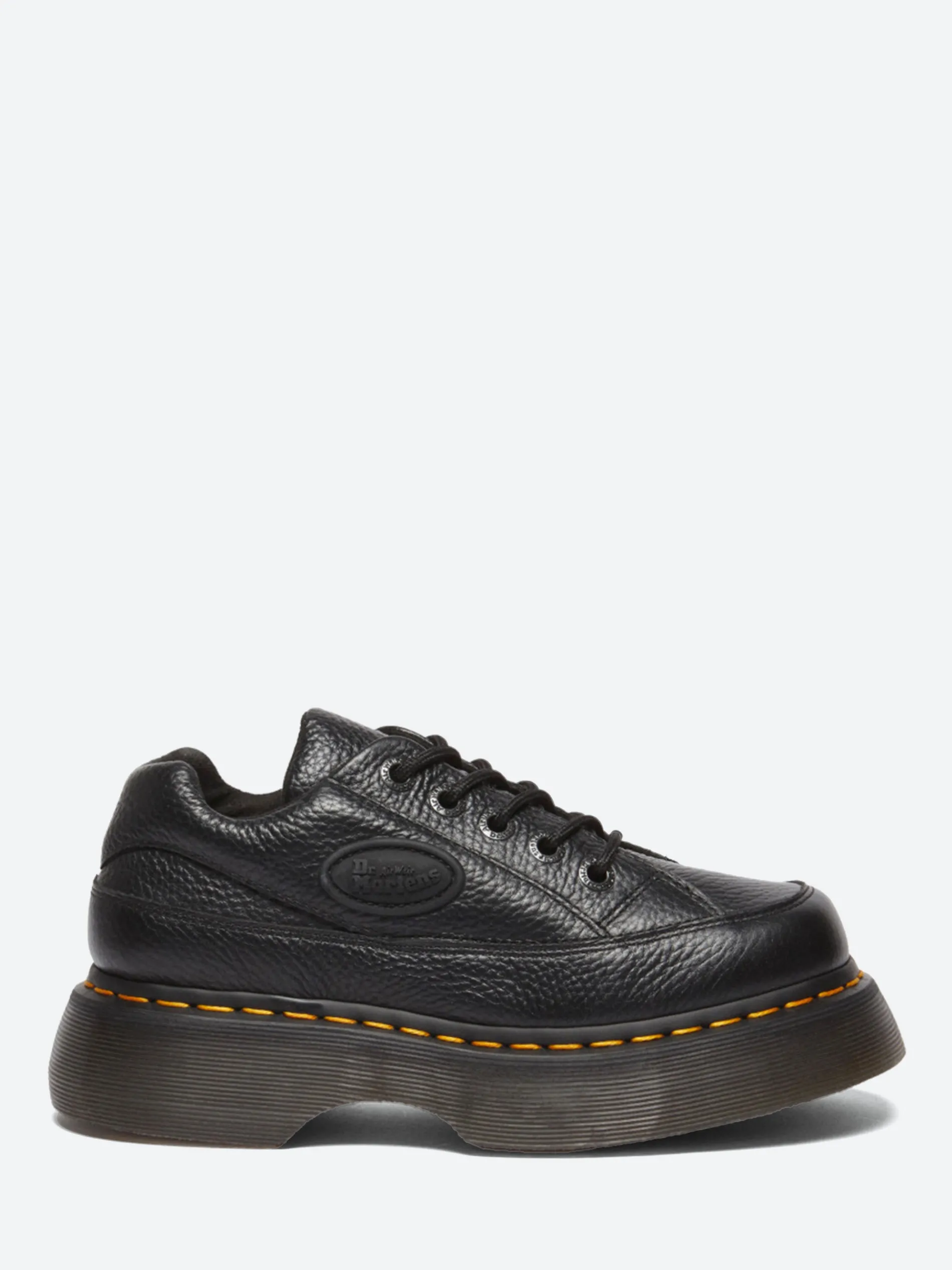 Dr. Martens - Buzz 5-Eye Milled Nappa Leather Shoes in Black