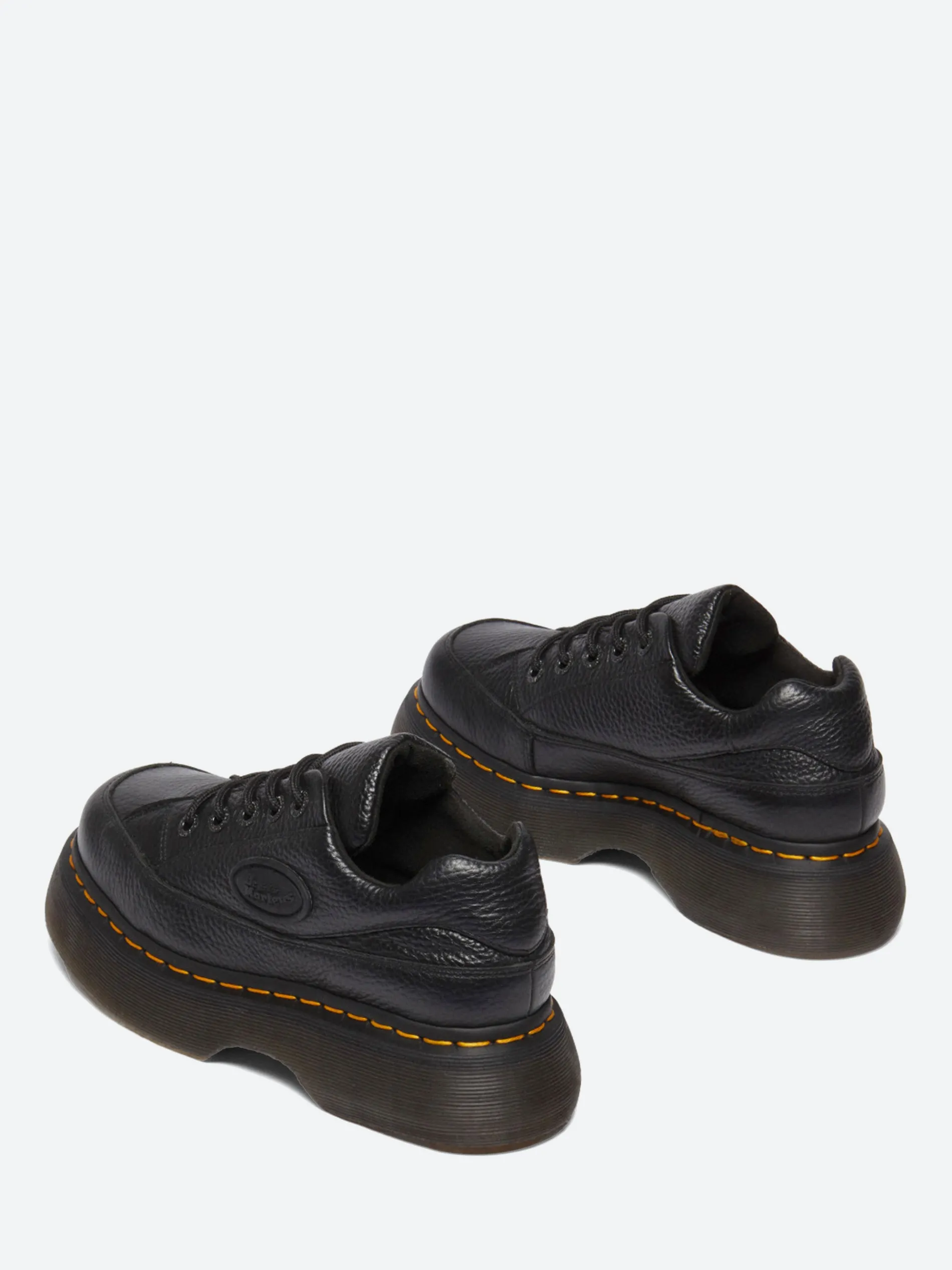 Dr. Martens - Buzz 5-Eye Milled Nappa Leather Shoes in Black
