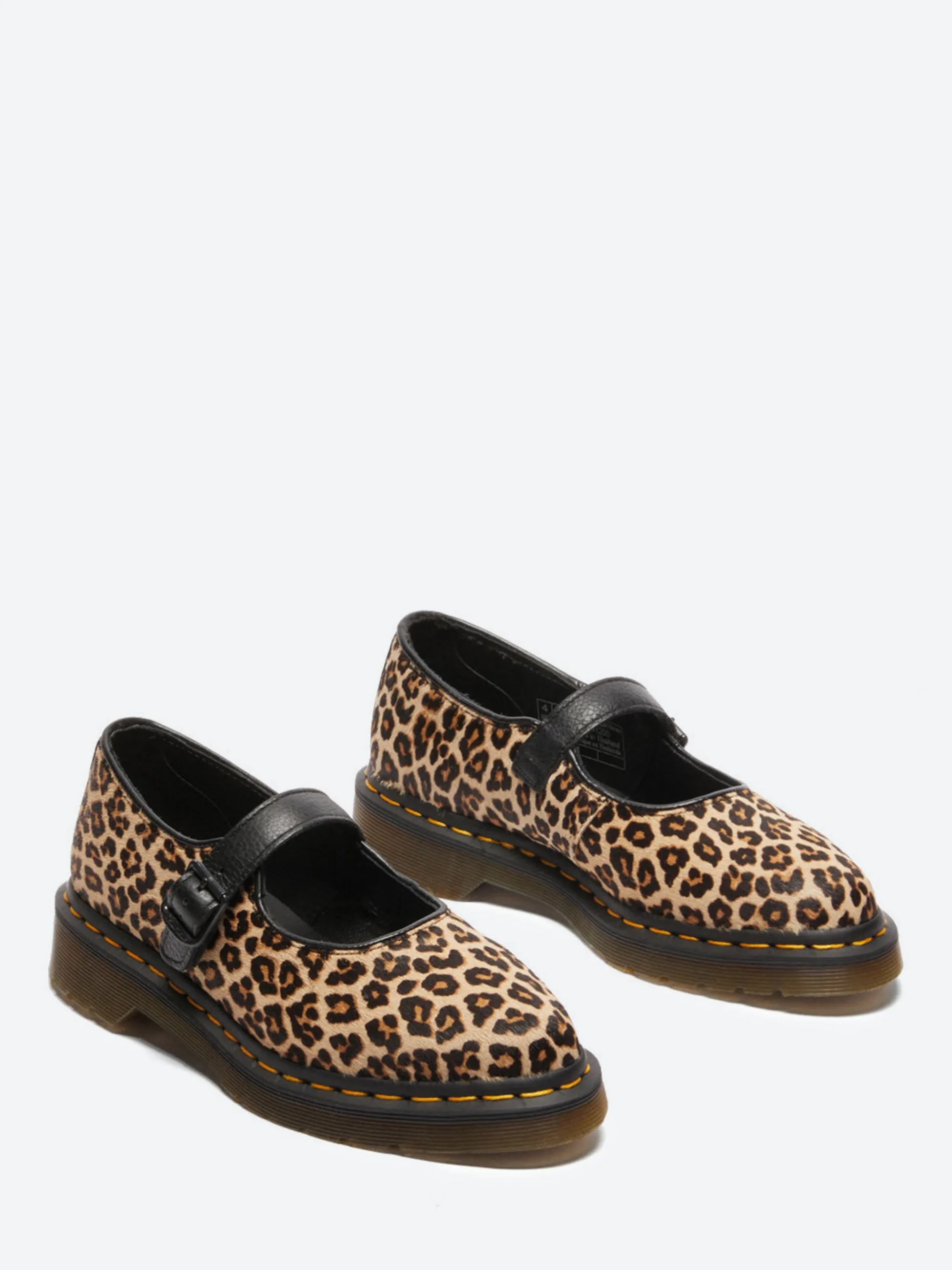 Dr. Martens - Elphie Mary Jane in Mini Leopard Hair On