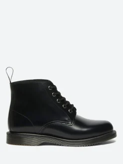 Dr. Martens - Emmeline Lace Up Boots in Black Polished Smooth