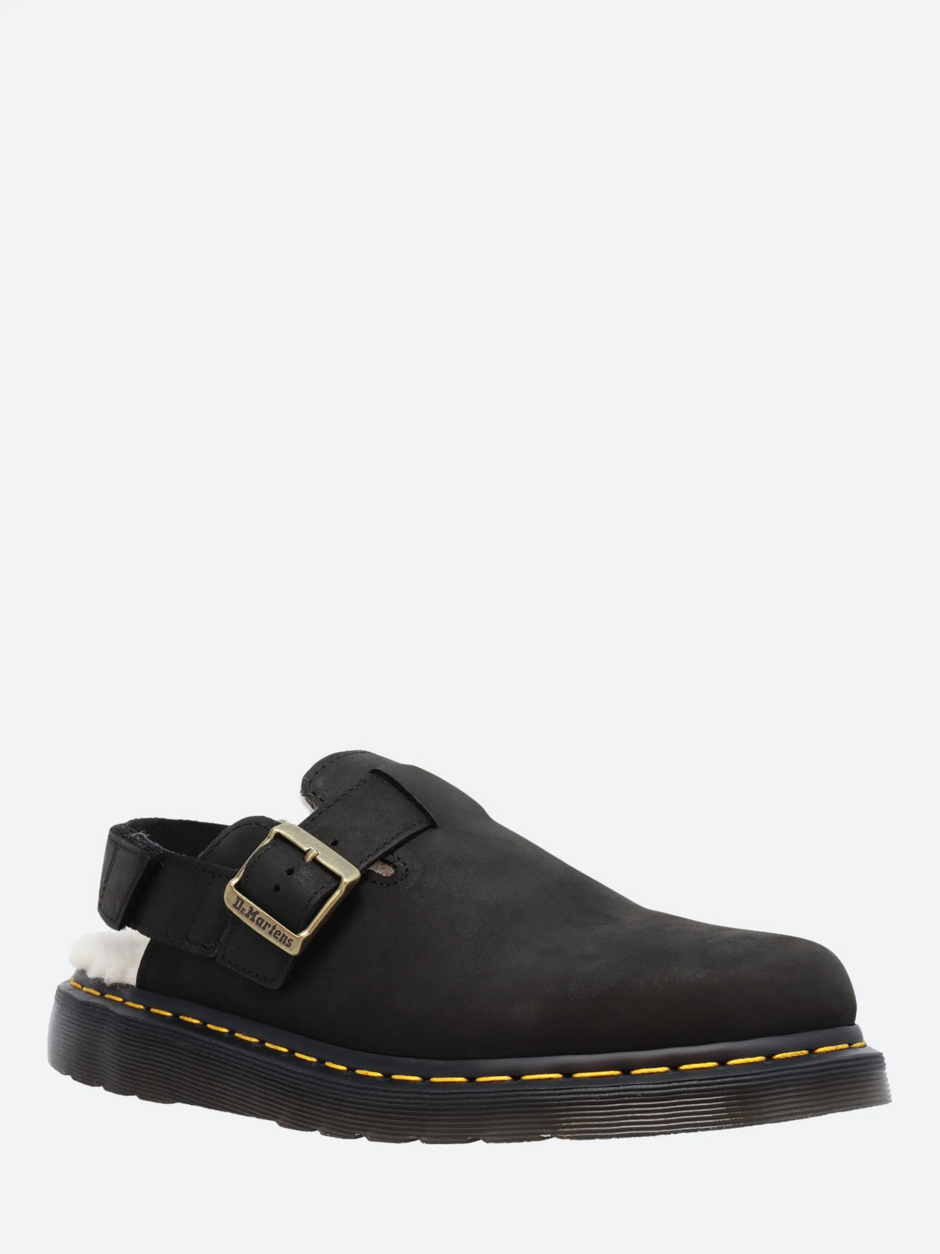 Dr. Martens - Jorge II Faux Fur Lined Slingback Mules in Black