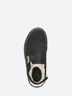 Dr. Martens - Jorge II Faux Fur Lined Slingback Mules in Black