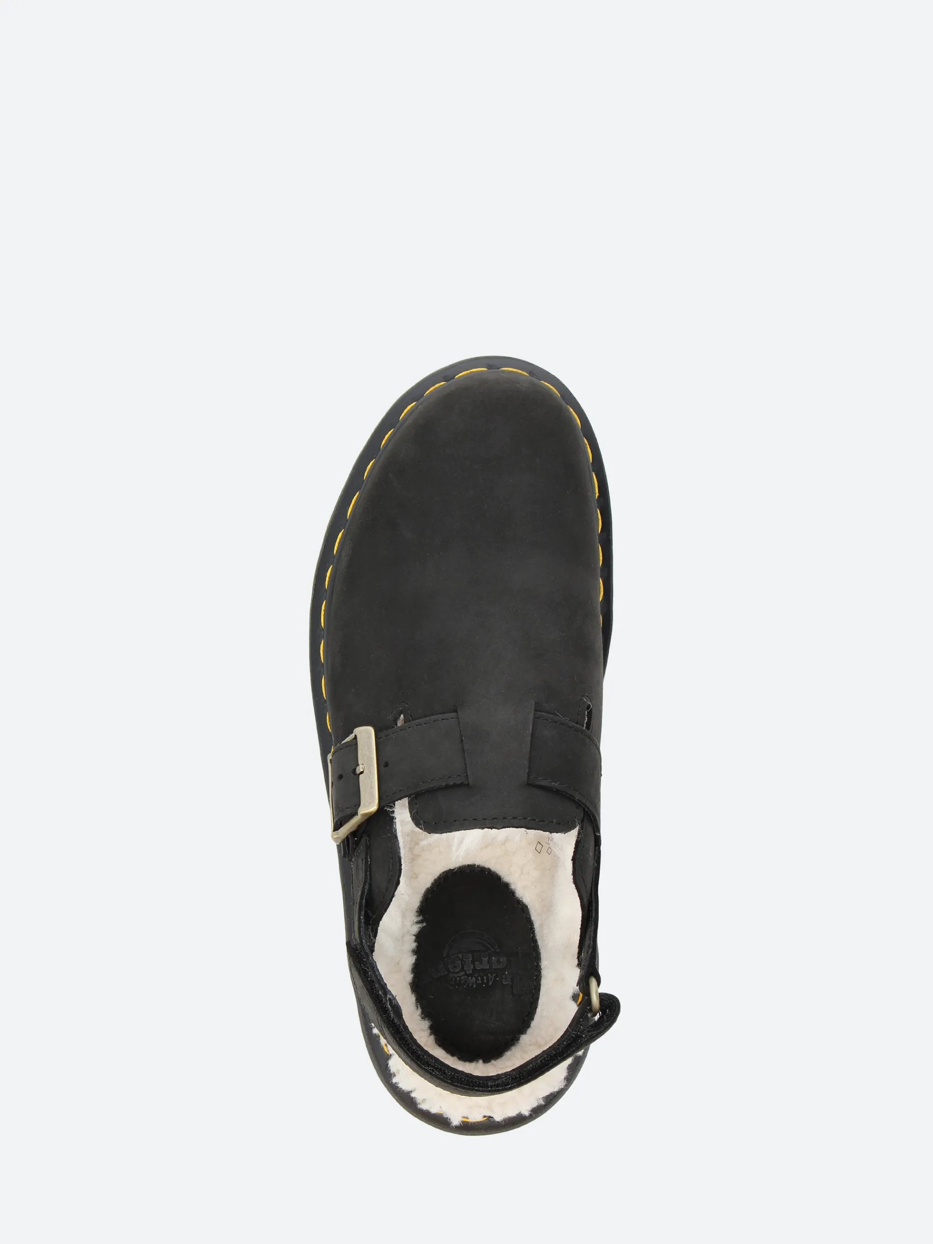 Dr. Martens - Jorge II Faux Fur Lined Slingback Mules in Black