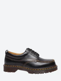 Dr. Martens - Lowell Moc Toe Shoe in Black Analine Leather