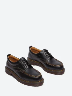 Dr. Martens - Lowell Moc Toe Shoe in Black Analine Leather