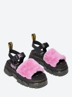 Dr. Martens - Mattison Bratz Strap Sandals in Black/Pink