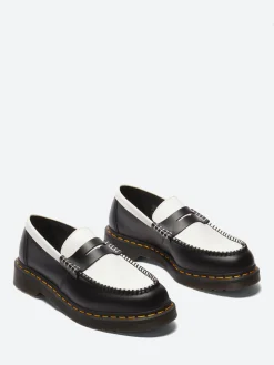 Dr. Martens - Penton Two-Tone Loafers in Black and White