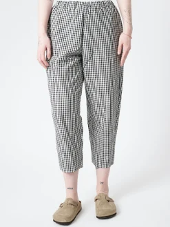 Easy Pants in Black/White Gingham
