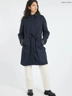 Ecologyst - Marzotto Trench in Navy