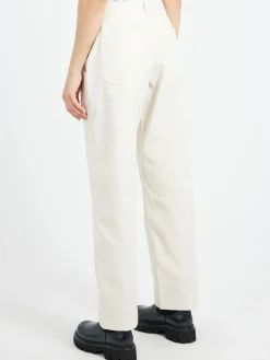 Ecologyst - The Womens Mid-Rise Canvas Work Pant in Salt