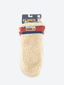 Elmer - Teddy Mitten in Beige/Wine
