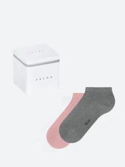 Falke - Happy Box 3-Pack Socks in White, Blossom, and Light Grey