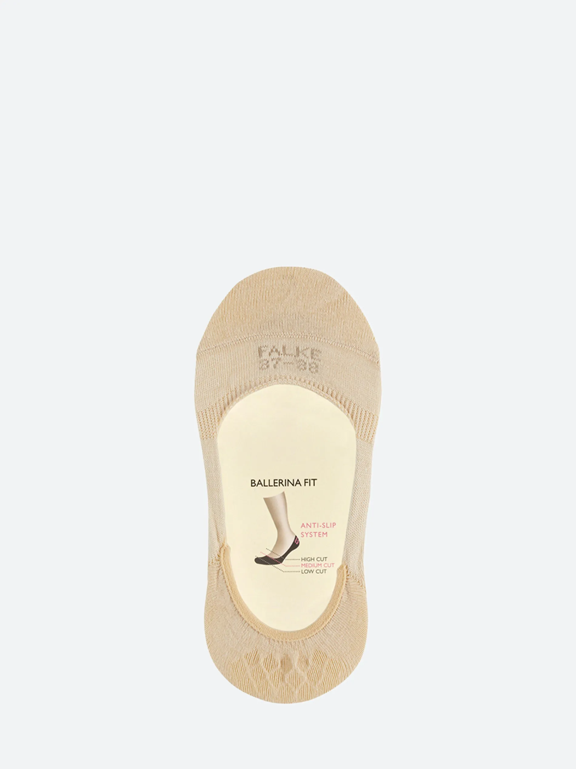 Falke - Step Medium Cut No Show Socks in Cream