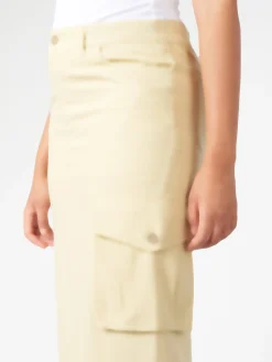 Filippa K - Crepe Cargo Skirt in Matcha Green