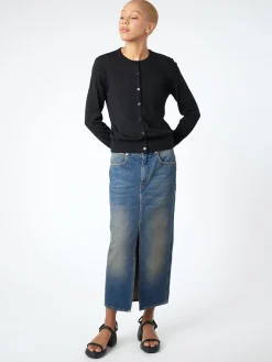 Filippa K - Merino Short Cardigan in Black