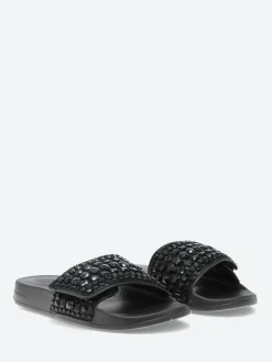 FitFlop - IQUSHION Jewel Slide in Black