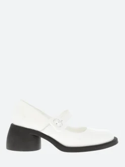 Fly London - Huvi Mary Jane Pump in White