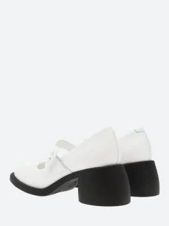 Fly London - Huvi Mary Jane Pump in White