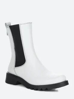 FLY London - Rein Boot in Off White