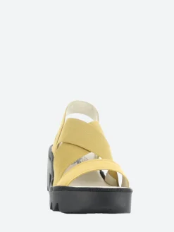 Fly London- Taji Slingback Sandals in Bumblebee