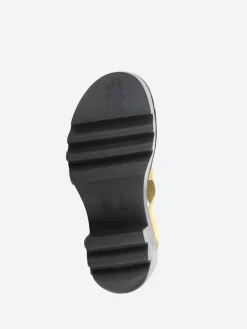 Fly London- Taji Slingback Sandals in Bumblebee