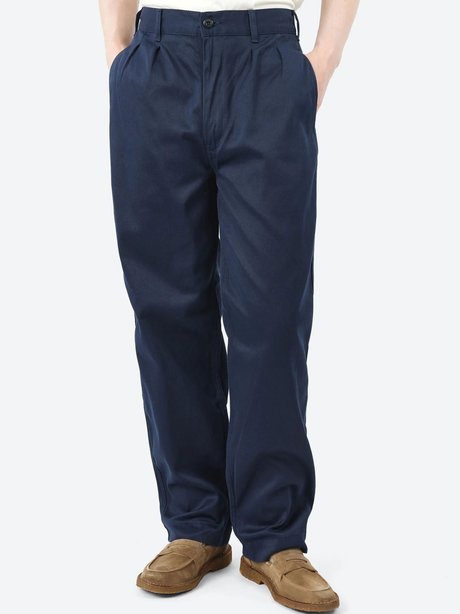 F.O.B. Factory - Classic Trouser in Navy
