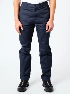 F.O.B. FACTORY - Herringbone Trouser in Navy