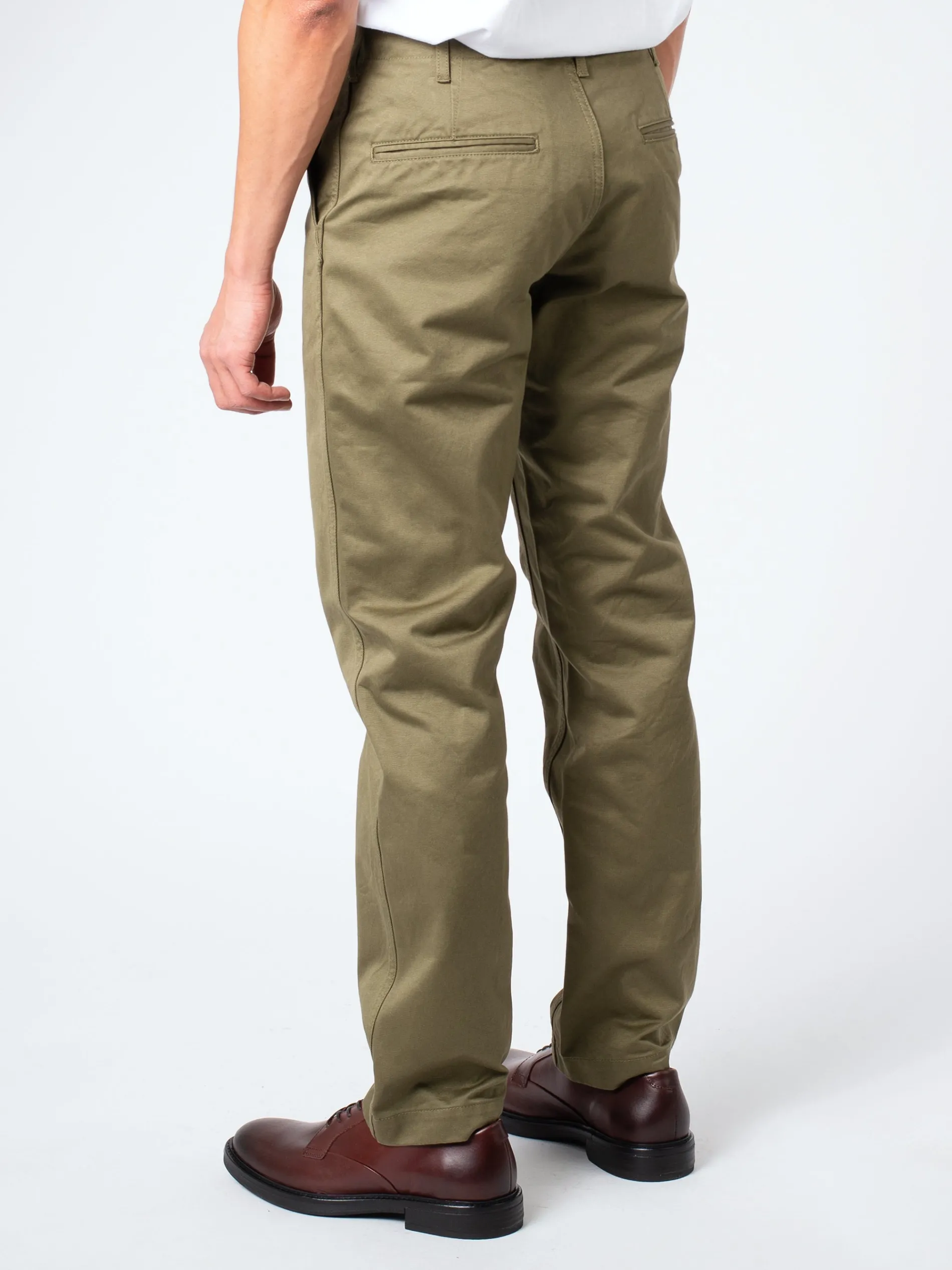 F.O.B. FACTORY - Narrow US Trousers in Olive